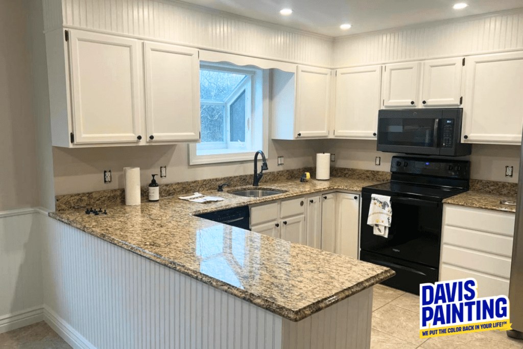 Brightening Up the Kitchen With New White Cabinets