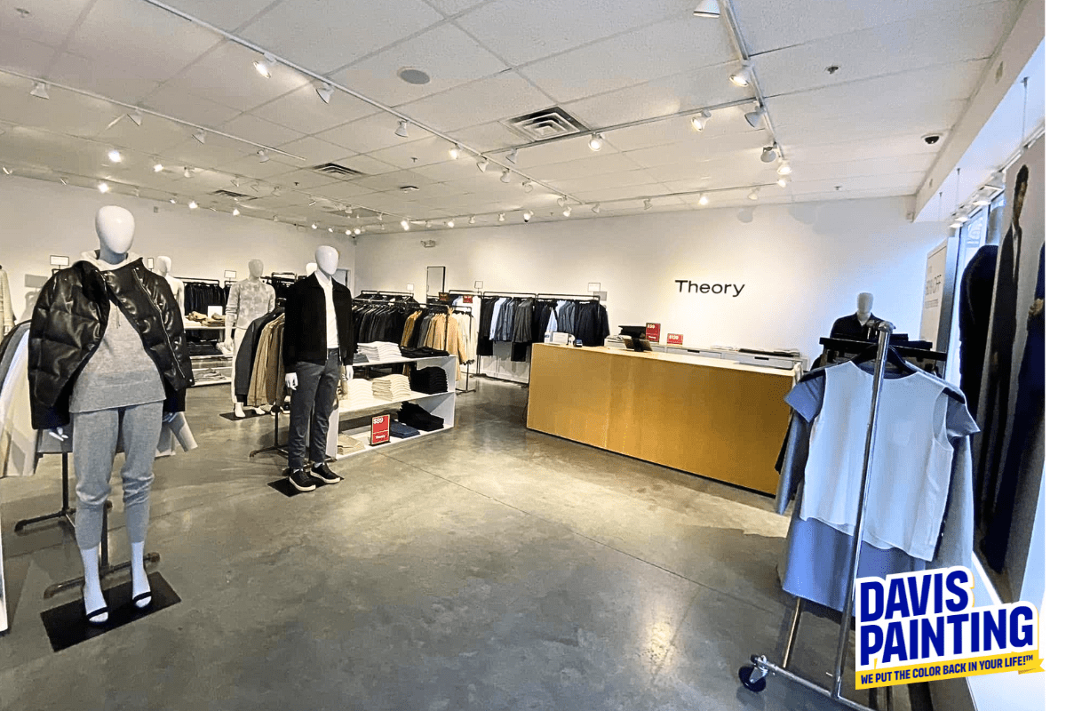 Commercial Painting at Theory Clothing Store