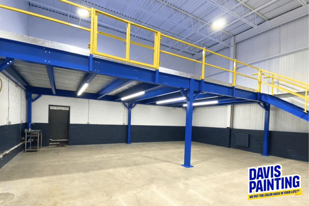 Davis Painting Job in Commercial Warehouse