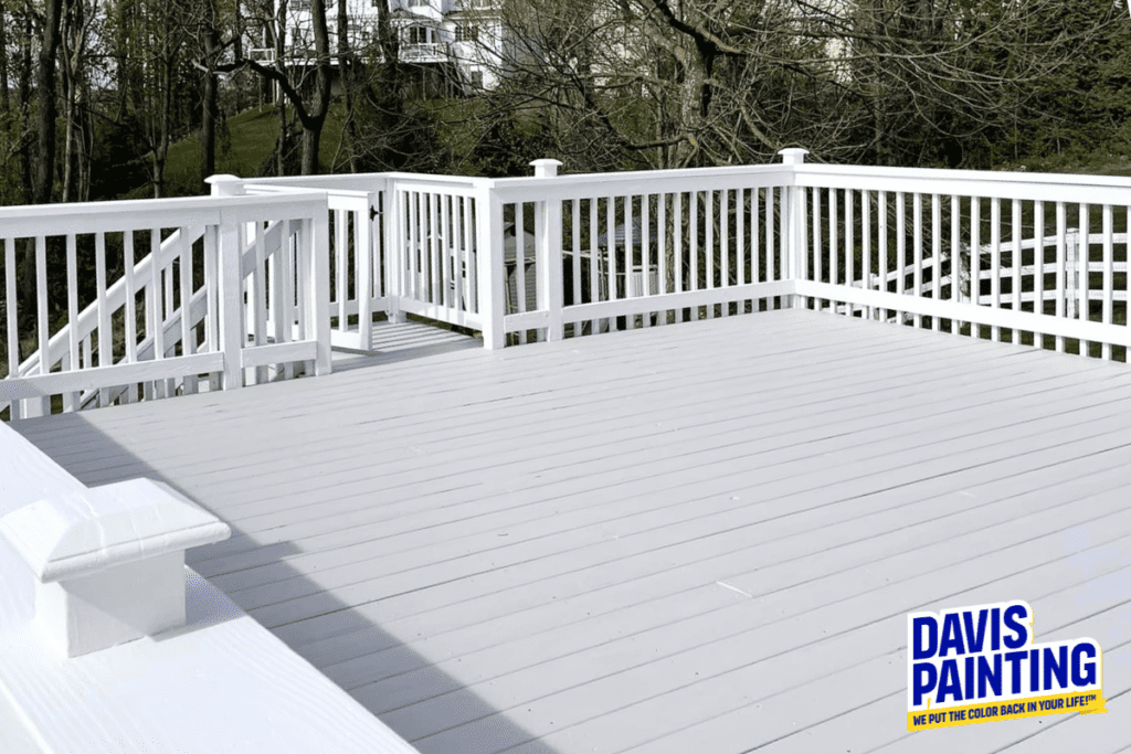 Cool Toned Painted Deck