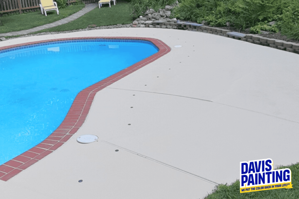 Painted Pool Deck Refresh