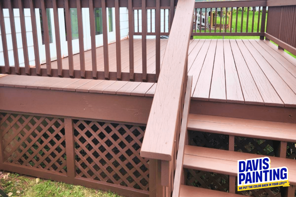 Refreshed Deck with a New Stain