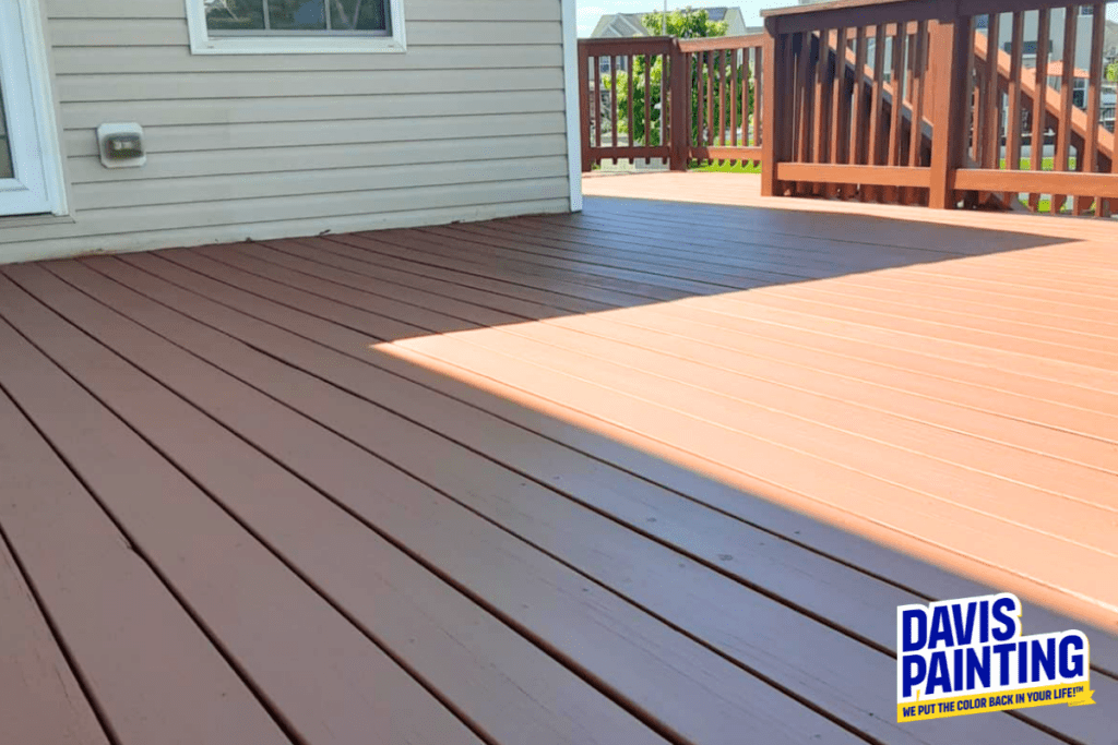 Fresh Deck Staining by Davis Painting