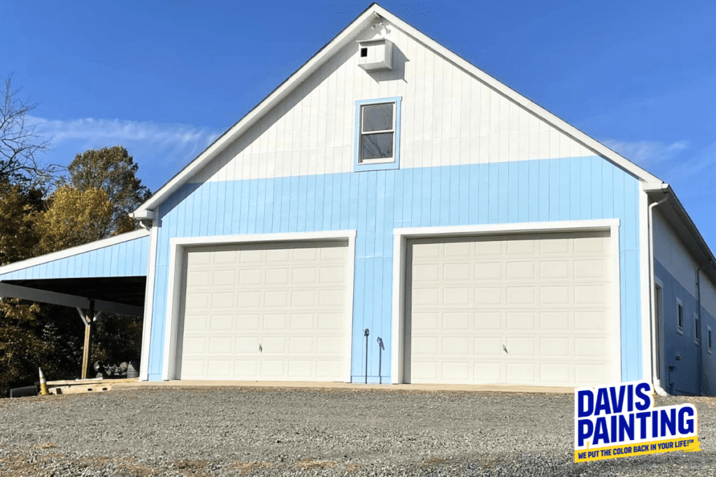 Bright Blue Barn