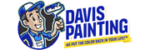 The official logo of Davis Painting, featuring our mascot Brushy