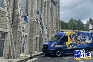 Davis Painting restores the windows on St Peter the Apostle Church in Reading, Pennsylvania.